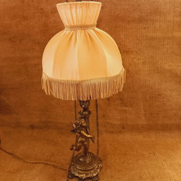 Petite Lampe Angelot en Bronze,époque 1930