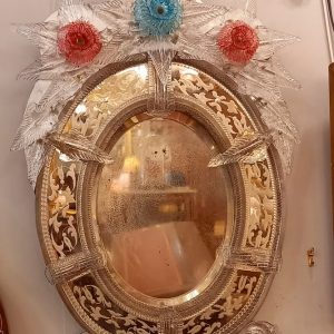 Miroir Vénitien, Verre de Murano
