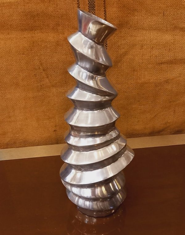 Vase Design en Alu Brossé