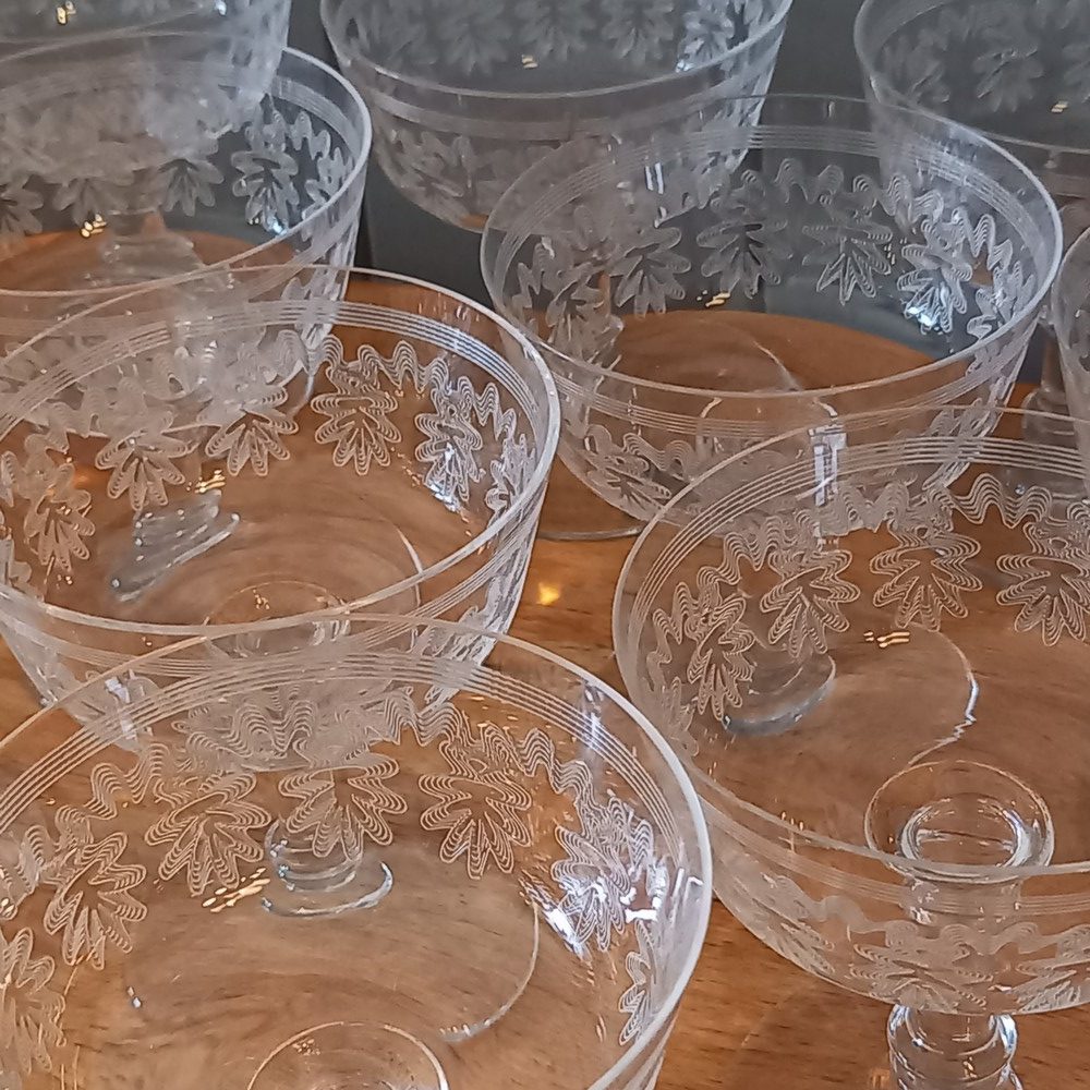 10 Coupes à Champagne Cristal - Antic-Déco et La Marotte d'Amélie