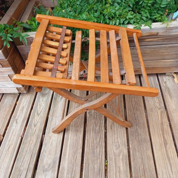 Petite Chaise d'enfant pliante en bois