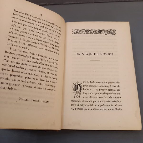 Viaje de Novios Livre écrit en espagnol Madrid,1881
