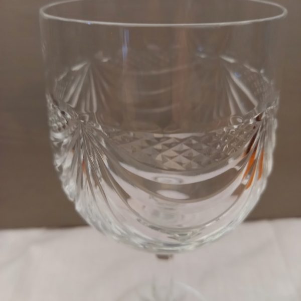 Service de verres en cristal taillé main Présentés dans leur coffret d'origine