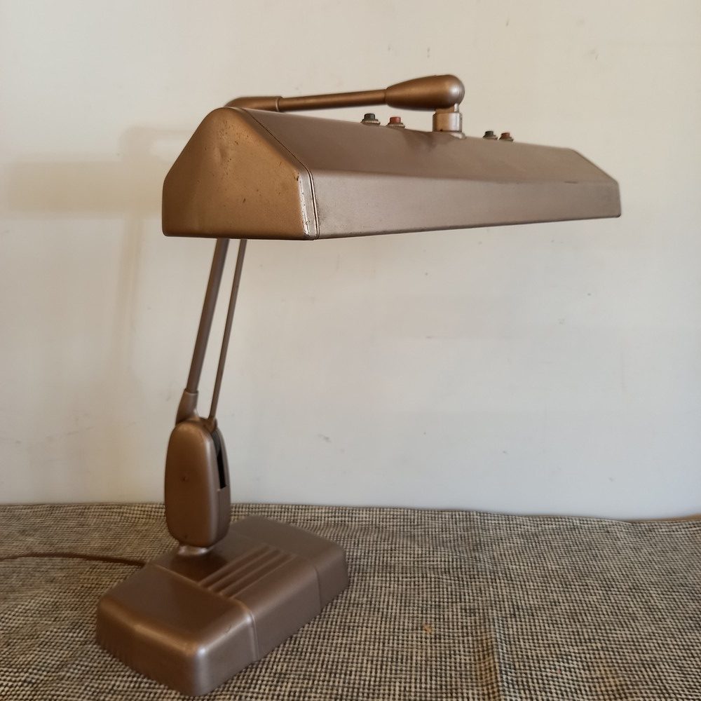 Lampe de Bureau, métal de style Industriel, Made in U.S.A