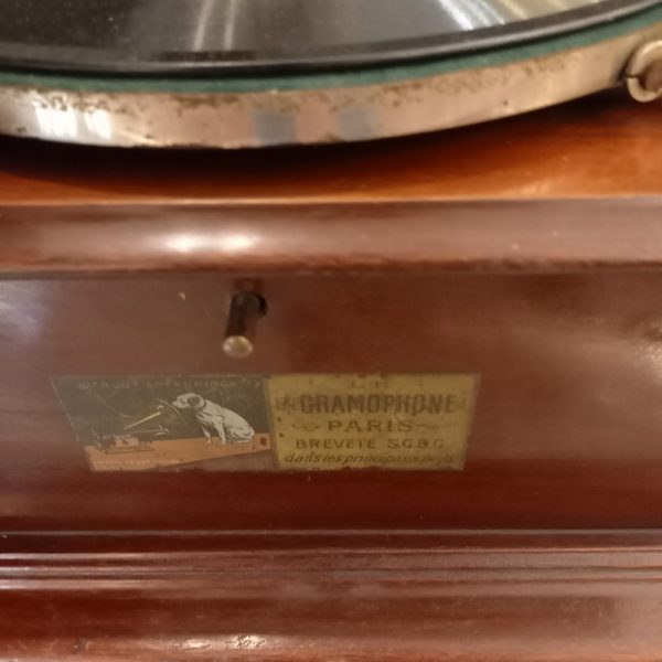 Gramophone ancien à pavillon, Marque de Fabrique, La Voix de son Maitre Paris Etat de marche