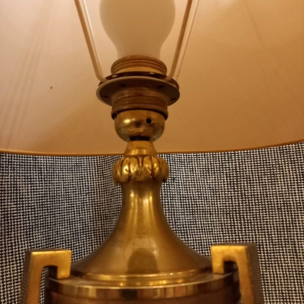 Grande Lampe, pied Bronze Forme Vase Médicis Napoléon III