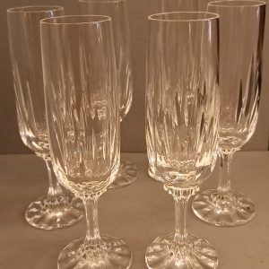 6 Flûtes à Champagne Cristal Villeroy et Boch Modèle Arabelle