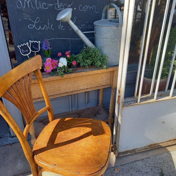 1 Chaise de Bistrot , Hêtre époque 1940