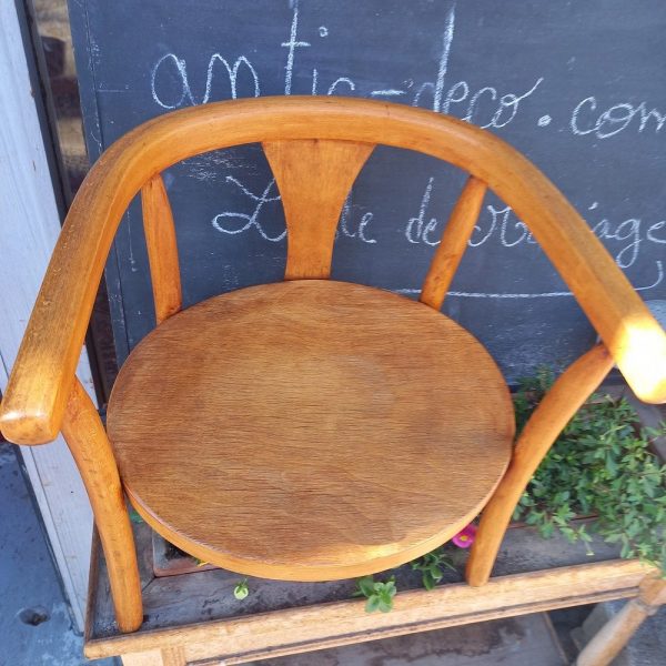 Chaise ou Fauteuil d'enfant Hêtre, Mobilier Vintage époque 1930