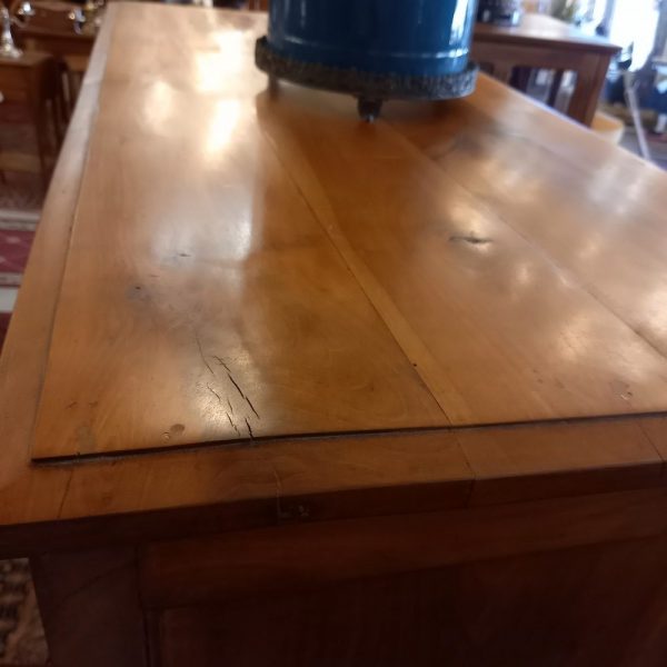 Meuble de Caisse, Comptoir ou Guichet Merisier, Epoque 1930 5 tiroirs dont fermant à clé