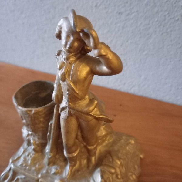 Porte-Allumettes ou Pyrogène Régule doré