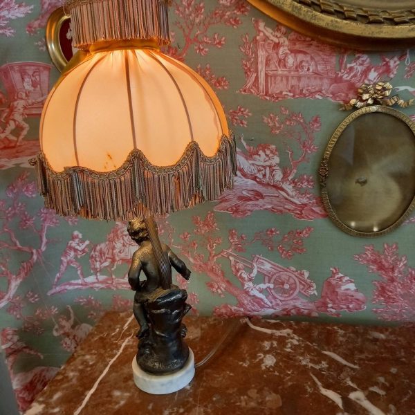 Lampe Chérubin Régule argenté