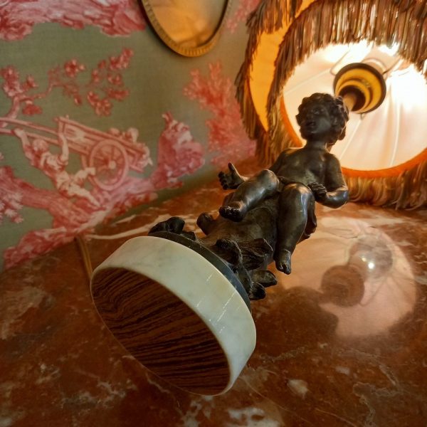 Lampe Chérubin Régule argenté