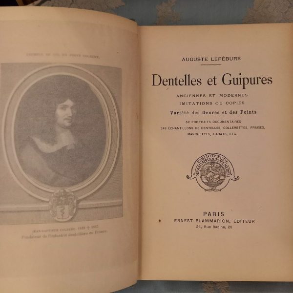 Dentelle et Guipure Auguste Lefébure Flammarion