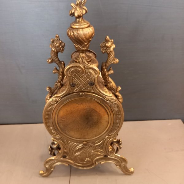 Pendule Cartel Violonné Style Louis XV Bronze