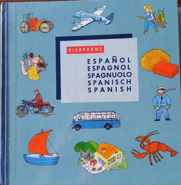 Visaphone, Dictionnaire,illustré,Espagnol,Guillermo Berger,1964, livrevintage,