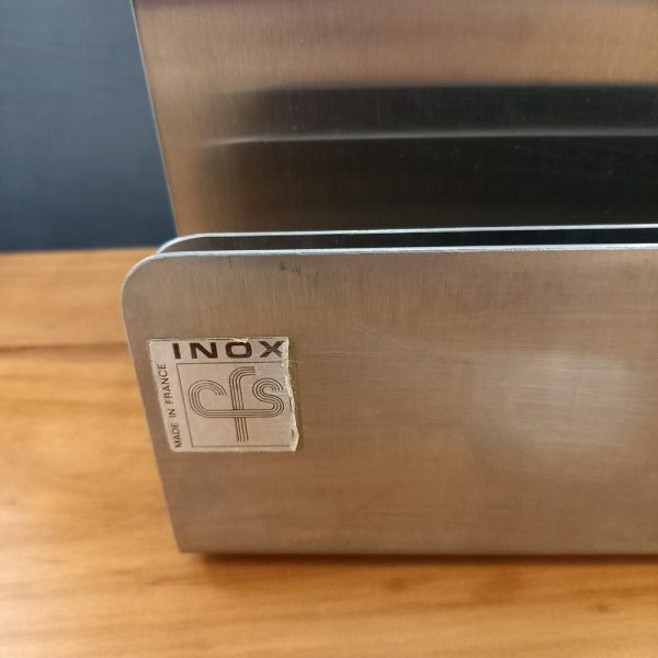 Set de Bureaux Design,Inox:Porte courrier et Documents, Pot à crayon