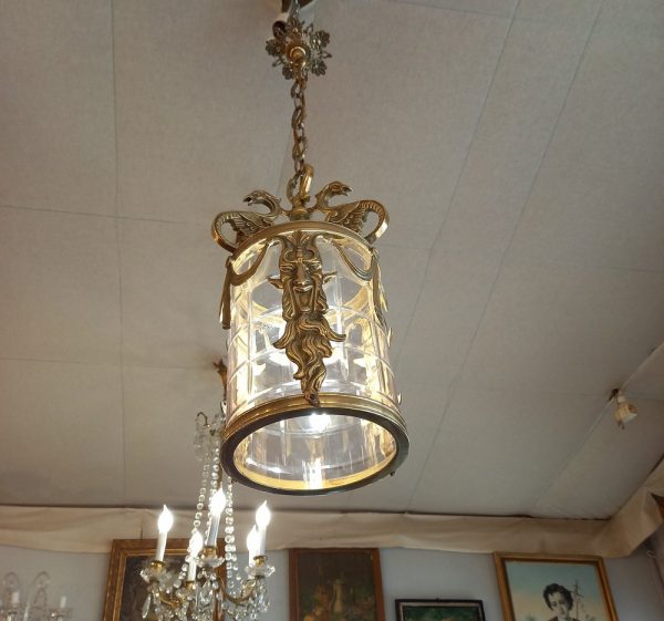 Lanterne de Vestibule Décor de Satyre Début XXè