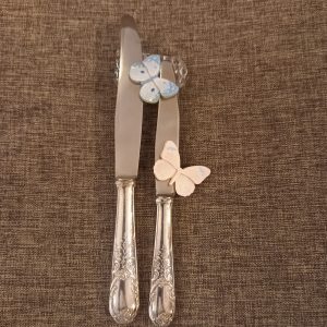 Couteaux de Table et à Fromage Modèle Louis XV métal argenté, 24 pièces