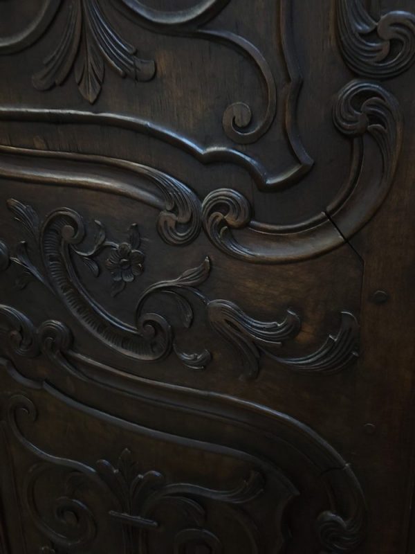 Portes d'Armoire Rennaise Noyer XIXè siècle