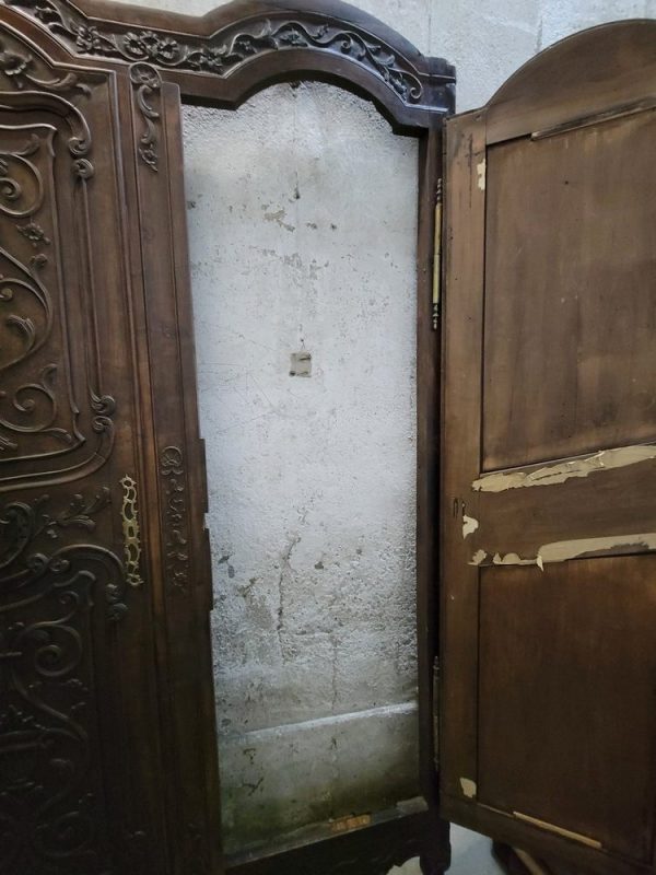 Portes d'Armoire Rennaise Noyer XIXè siècle