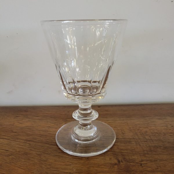 8 Verres à Vin Cristal Soufflé époque 1900