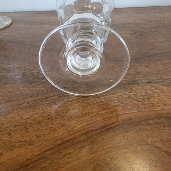 8 Verres à Vin Cristal Soufflé époque 1900