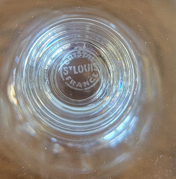 6 Verres à Apéritif Cristal Saint-Louis époque 1900
