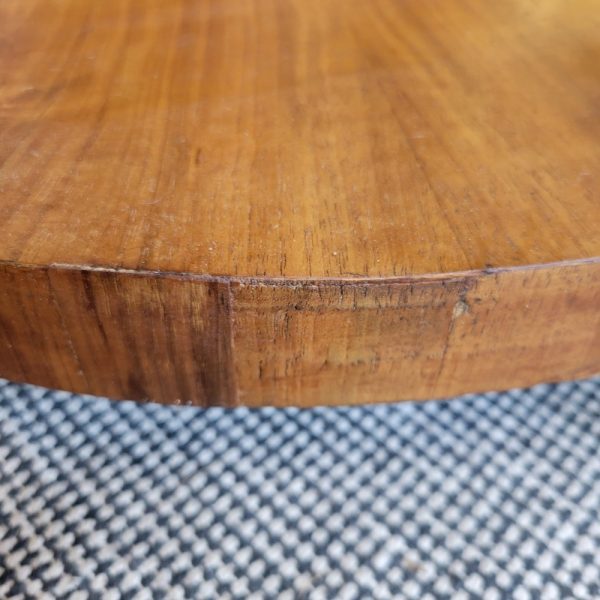 Guéridon,Rond, Art-Déco,Noyer,Années 1930,tabledappoint,table,basse,vintage,