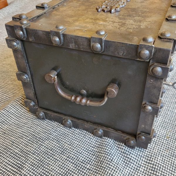 Coffre-Fort De Marine ou de Voyage Bauche, Acier Brossé Incombustible