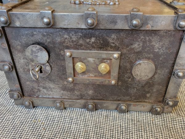 Coffre-Fort De Marine ou de Voyage Bauche, Acier Brossé Incombustible