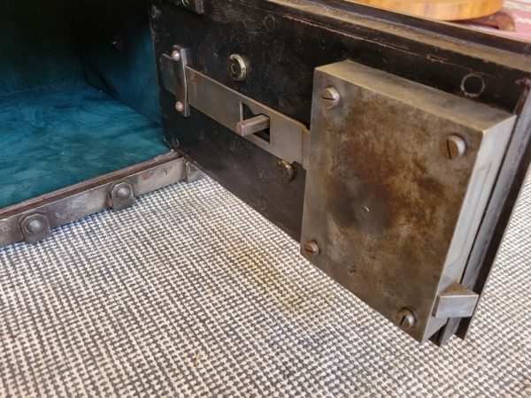 Coffre-Fort De Marine ou de Voyage Bauche, Acier Brossé Incombustible