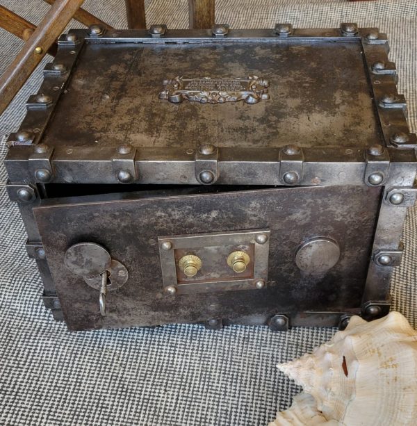 Coffre-Fort De Marine ou de Voyage Bauche, Acier Brossé Incombustible