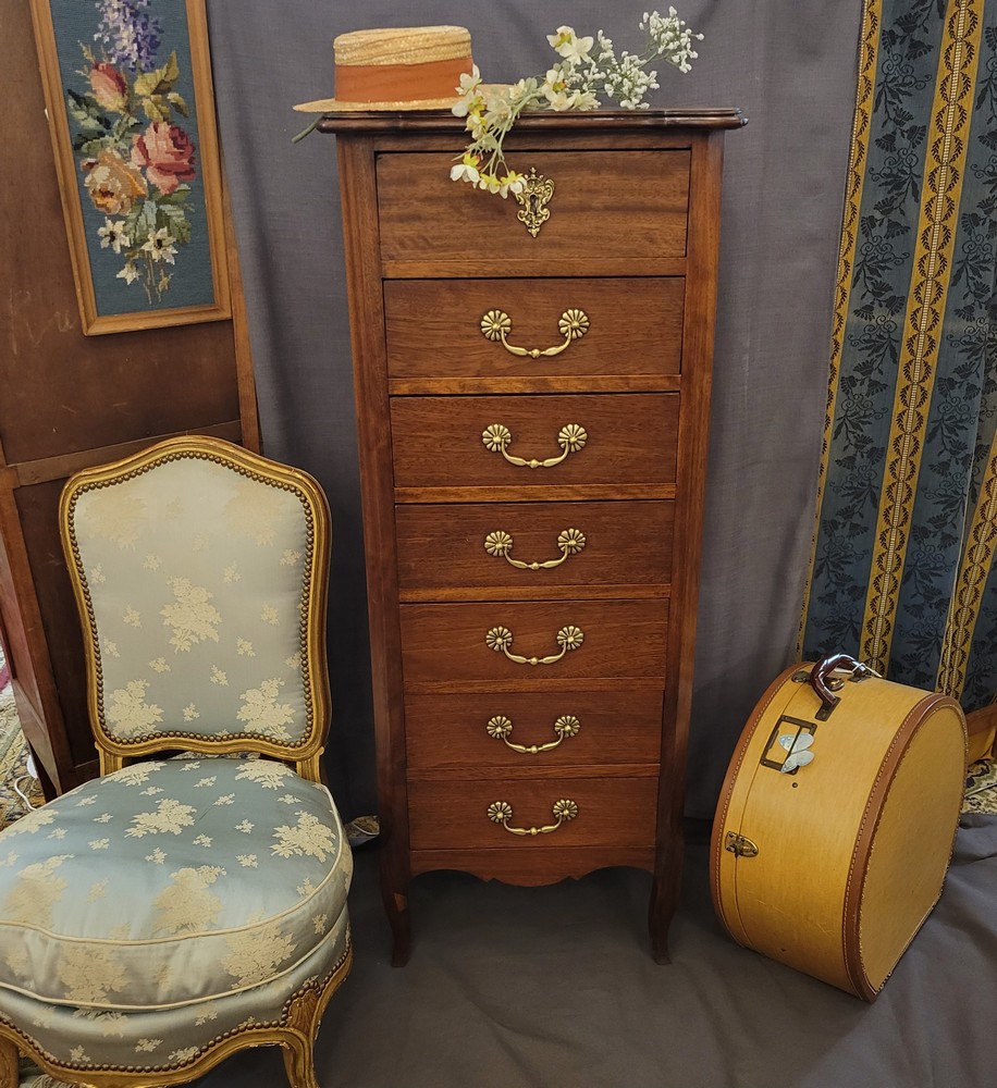 Chiffonnier-Semainier Style Louis XV, Années 1950