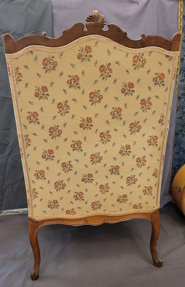 Paire de Bergères à Oreilles Louis XV-Rocaille