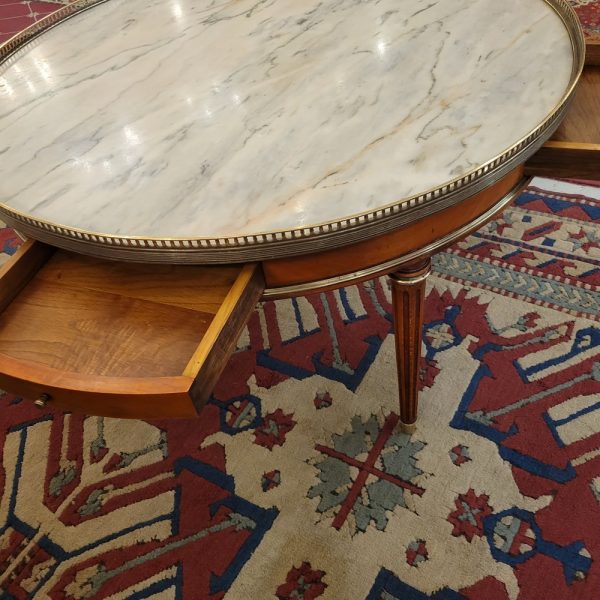 Grand Guéridon Bouillotte Bas Style Louis XVI