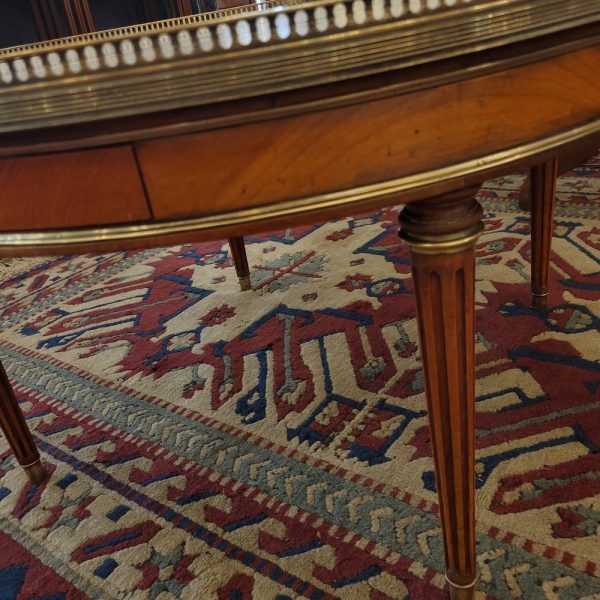 Grand Guéridon Bouillotte Bas Style Louis XVI
