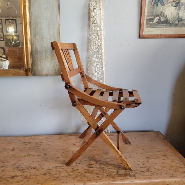 Chaise Enfant Vintage Pliante