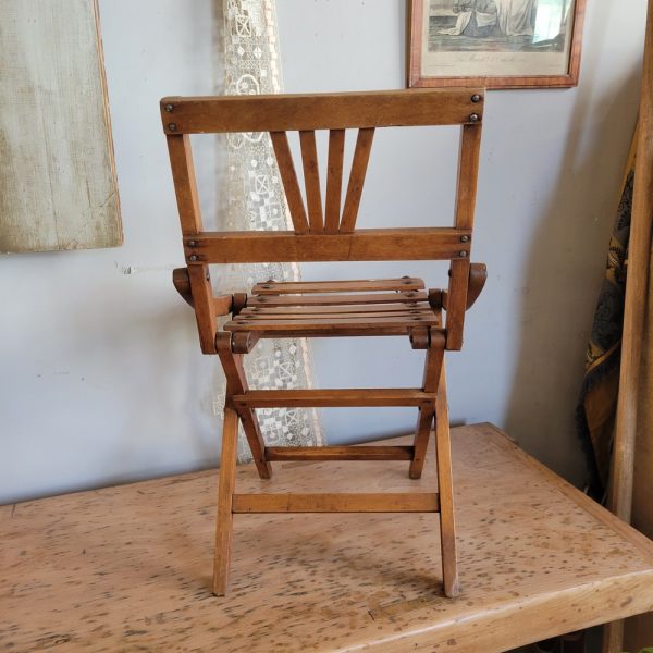 Chaise Enfant Vintage Pliante