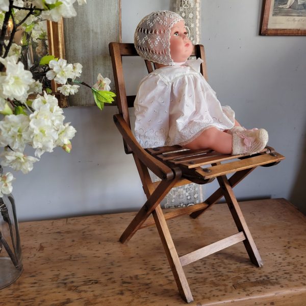 Chaise Enfant Vintage Pliante