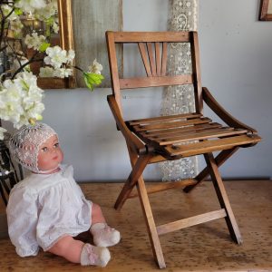 Chaise Enfant Vintage Pliante