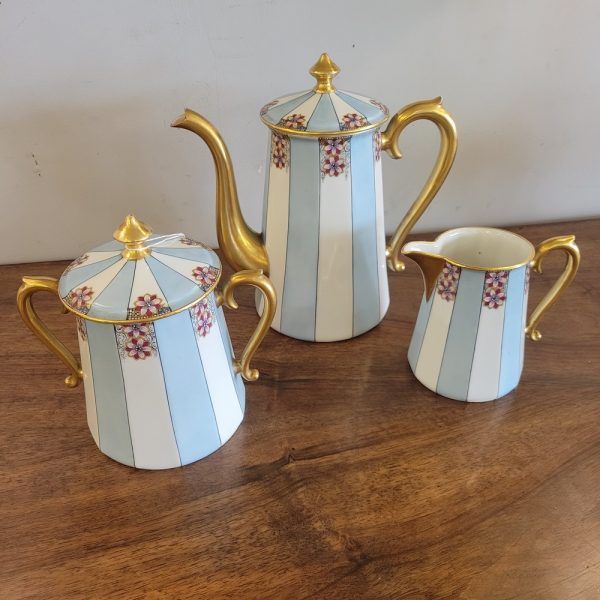 Service à Café Art-Déco Porcelaine de Limoges