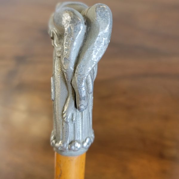 Canne Pommeau Nu Féminin, Ondine Art-Nouveau