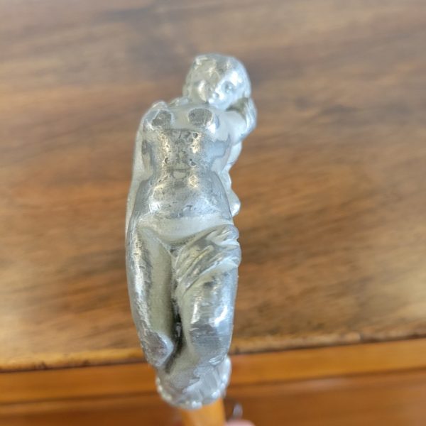 Canne Pommeau Nu Féminin, Ondine Art-Nouveau