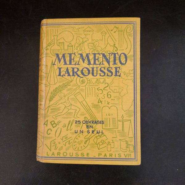 Memento Larousse Encyclopédie Edition de 1949