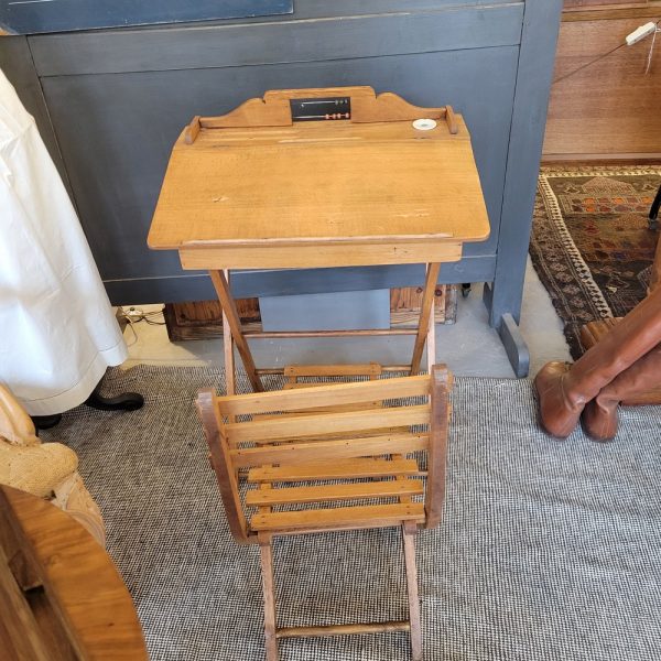 Bureau Pupitre et Chaise d'Ecolier Pliant