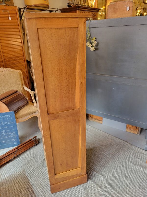 Classeur Colonne, 1 Rideau Chêne Clair Années 1940