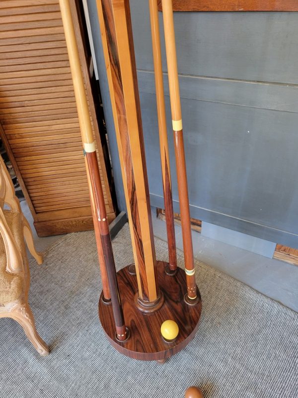 Porte-Queues de Billard palissandre et Sycomore