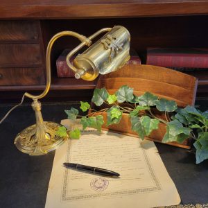 Lampe de Bureau ?Lampe de Notaire, Ancienne, Articulée