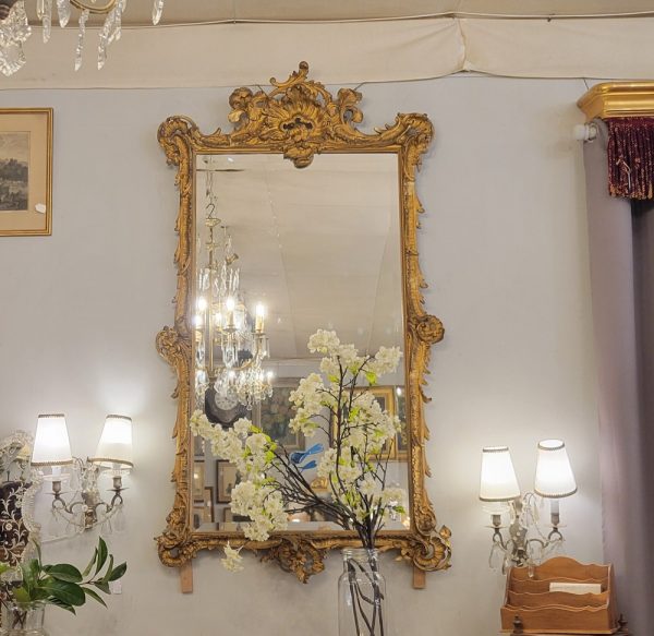 Miroir Louis XV, Rocaille